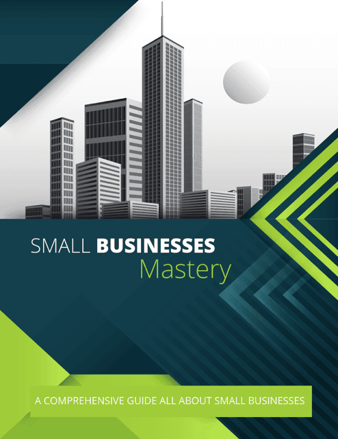 Small Business Mastery Ebook cover